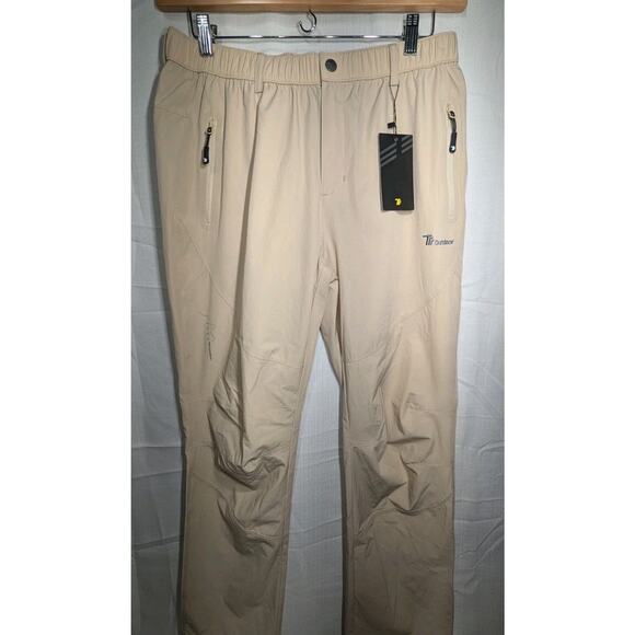 Trr Outdoor Sports Mens Nylon Hiking Pants Sz XL Camping Outdoors Zip Pockets - Picture 3 of 8
